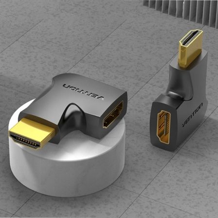 Vention Adaptador HDMI 4K 90º Macho a Hembra Negro AIPB0